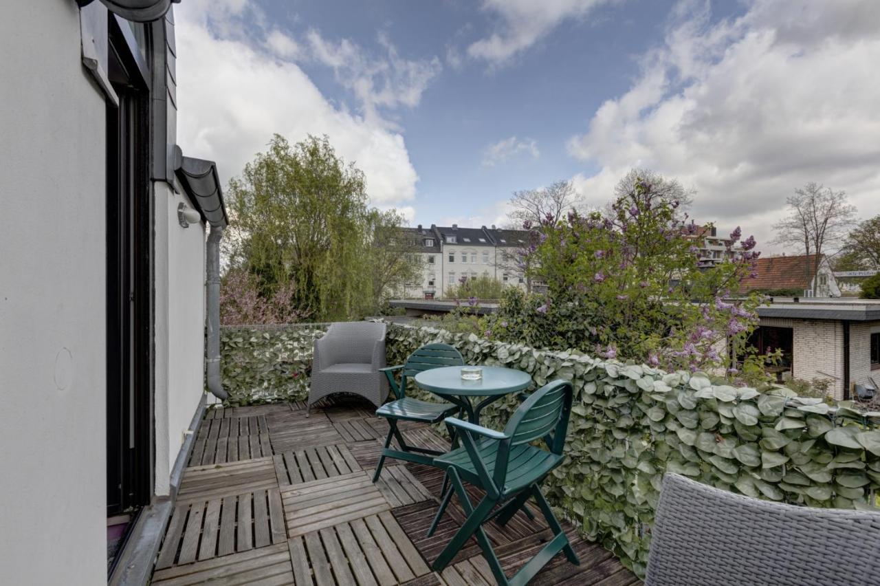 Air Boardinghouse Tulip Stockum, Zu Fuss - 3 Minuten Zur Messe Düsseldorf Exteriör bild
